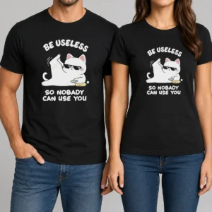 Awesome Cat Wearing Sunglasses Be Useless So Nobody Can Use You