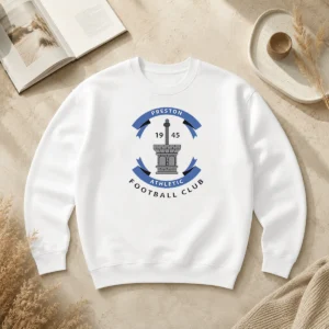 Top Preston Athletic Football Club 1945 Soccer Sweater