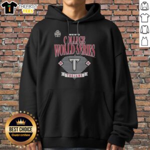 Premium Trojans 2026 Men'S College World Series Omaha NCAA Baseball Championship Team Hoodie in black, featuring bold team graphics