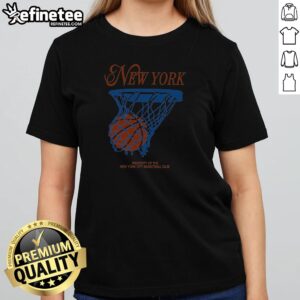 Pretty New York Property Of The NYC Basketball Club Basketball girl shirt in soft fabric with bold NYC basketball club graphic
