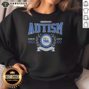 Original University Of Autism Train Infinity Symbol Class Of Autismus Spectrumus Sweatshirt
