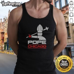 Nice Pope Chicago Bulls NBA Harebrained tank top featuring a bold graphic design
