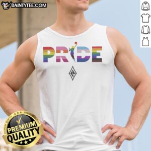 Nice Las Vegas Aces 2026 WNBA Pride LGBT Pattern Flag Tank top featuring vibrant colors and a unique design.
