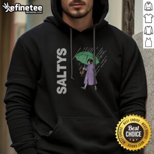 Nice Saltys Umbrella Rain Shower Precipitation Downpour Wet Weather Stormy Day hoodie displayed in a vibrant setting