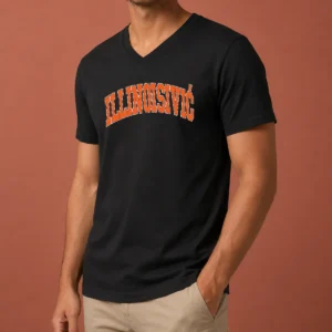 Premium Illinoisivic Il Balkan Ball V-Neck Shirt