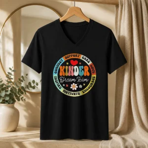 Hot Kinder Dream Team V-Neck Shirt