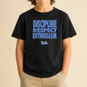 Official UCLA Bruins Discipline Respect Enthusiasm Kids T-Shirt