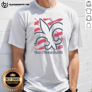 Original New Orleans Saints American Heritage Wordmark Shirt featuring bold team graphics.