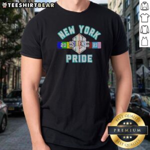 Top New York Sirens Pride Month Shirt displayed on a flat surface, vibrant colors showcasing pride.