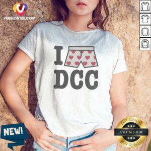 Original Top I Heart Print Boxers DCC V-Neck Shirt