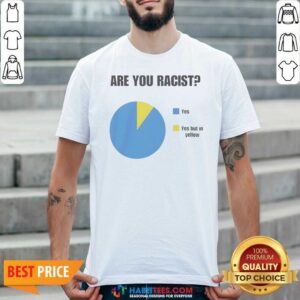 Hot Are You Racist Yes Yes But In Yellow shirt optimized for product display