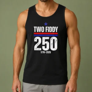 Pretty Two Fiddy 250 17762026 USA Tank Top