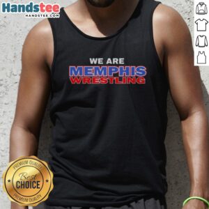 Original Memphis Wrestling We Are Memphis Wrestling Official Logo Graphic Tank top featuring bold logo design