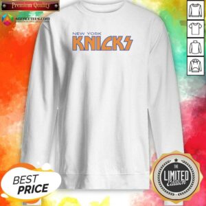 Top Good New York Knicks Kiss Logo Parody sweatshirt optimized featuring a bold graphic on a cozy crewneck