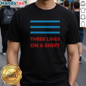 Official Three Parallel Horizontal Blue Lines Shirt Three Lines On A Shirt