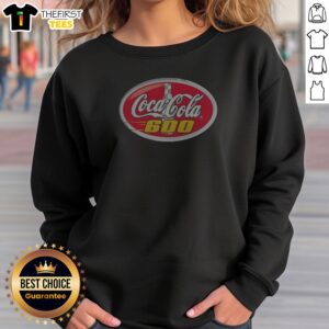 Good Coca Cola 600 NASCAR Racing Event Logo Checkered Bottle Sweatshirt
