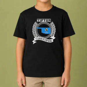 Funny Tipton Oklahoma It Is Where My Story Begins Home State Pride Kids T-Shirt