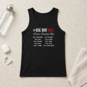 Original Big Boy 4014 Tour America 250th Train Cross Country Tour Tank Top