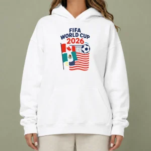 Pretty FIFA World Cup 2026 Canada Mexico United States Soccer Hoodie