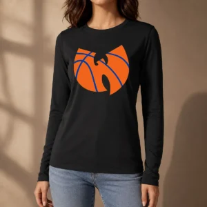 Awesome Wu Tang Clan X New York Knicks Logo Long Sleeve Shirt