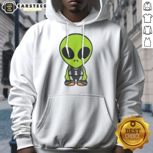 The Alien Victor Wembanyama Cartoon hoodie featuring a vibrant alien graphic, perfect for fans and fashion lovers.