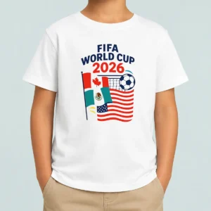 Pretty FIFA World Cup 2026 Canada Mexico United States Soccer Kids T-Shirt