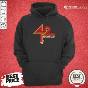 Funny The Hitchhiker'S Guide To The Galaxy 42 The Ultimate Answer Hoodie