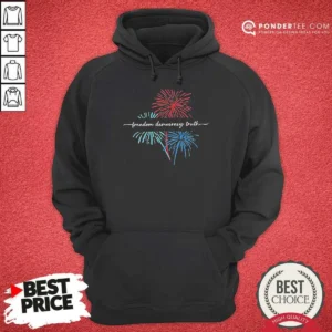 Official Freedom Democracy Truth FDT Anti Trump Firework 250th Anniversary USA July 4th Hoodie