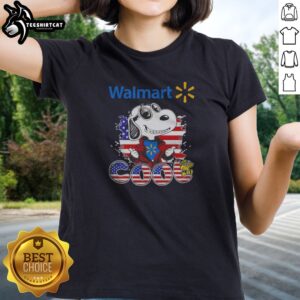 Good Snoopy Woodstock Peanuts Charles M Schulz Walmart Cool United States Of America Ladies shirt featuring a fun graphic.