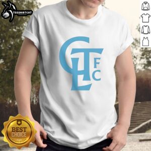 Good Charlotte FC CLTFC Classic Monogram Logo Soccer Shirt displayed on a neutral background
