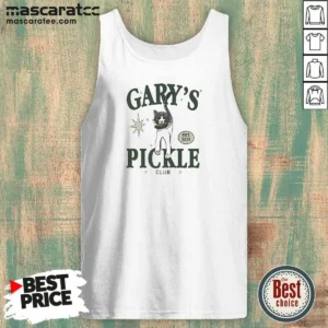 Pretty Nine Garys Pickle Club Est 2025 Tank Top tank top optimized in white with bold club logo