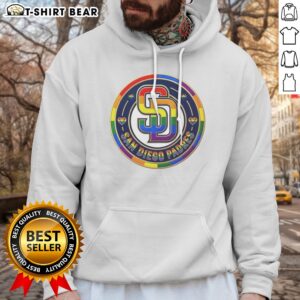Original San Diego Padres Pride MLB Logo Hoodie in vibrant colors, perfect for fans and casual wear.