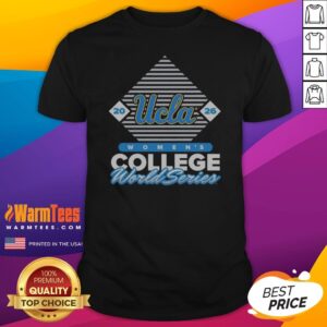 Official UCLA Bruins 2026 Women'S College World Series Oklahoma City shirt displayed on a vibrant background