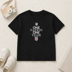 Top One Nation One Team USA Soccer Kids T-Shirt