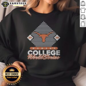 Pretty Texas Longhorns 2026 NCAA College World Series Women's College World Series sweatshirt in a vibrant design