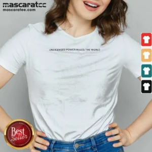 Official Unlicensed Power Rules The World V-Neck Shirt