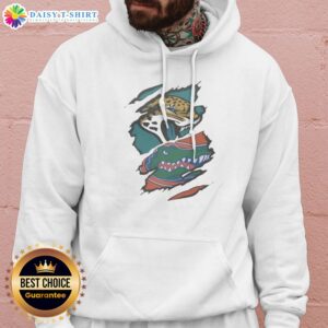 Funny Jacksonville Jaguars Florida Gators NFL College Football Hoodie featuring a humorous graphic design.