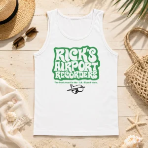 Hot Tom Petty Rick'S Airport Recorders The Best Round Tank Top