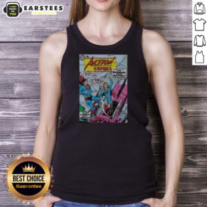 Hot Supergirl First Appearance Action Comics Issue tank top featuring vibrant comic art