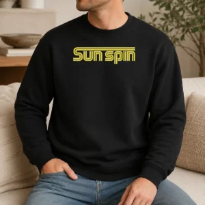 Funny Sun Spin Retro 70s Sweater