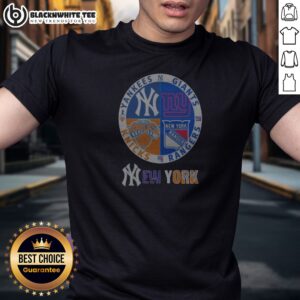 Original Hot New York Yankees Knicks Rangers Giants 4 Teams Sports Logo