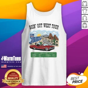 Original Panic Goin Out West Tour Summer 2026 Tank Top
