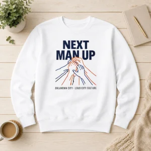 Official Next Man Up Oklahoma City Loud City Culture Basketball Sweater