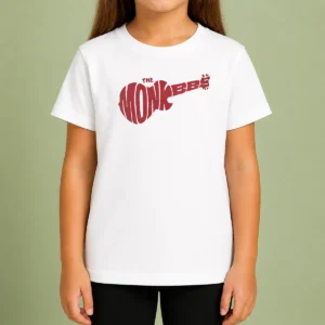 Top The Monkees Guitar Logo Kids T-Shirt
