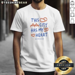 Funny This City Has My Heart San Francisco CA Shirt featuring bold city-themed graphic on a comfortable cotton tee