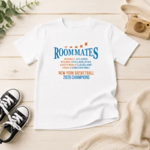Pretty Roommates Atlanta Philadelphia Cleveland And San Antonio New York Knicks Basketball 2026 C Kids T-Shirt