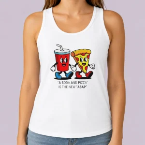 Awesome A Soda And Pizza Is The New ASAP Tank Top