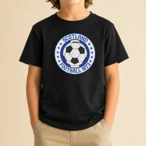 Hot Scotland Football 1873 Vintage Kids T-Shirt