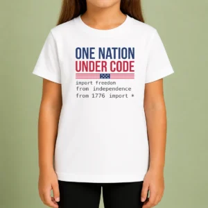 Nice One Nation Under Code Kids T-Shirt