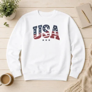 Original USA Patriotic Stars Sweater